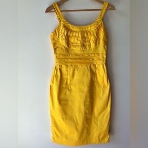 Calvin Klein Canary Yellow Sleeveless Dress, Size 4